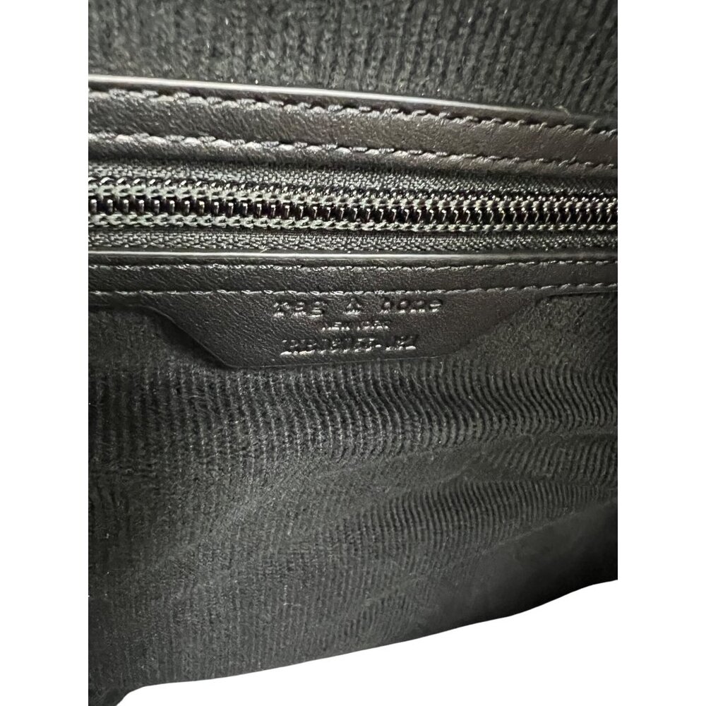 Rag & Bone Womens Olive Green Suede Leather Backpack With Zipper Closure & Adjus - Picture 8 of 8